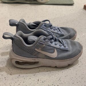 Nike Kids Gray and White Sneakers